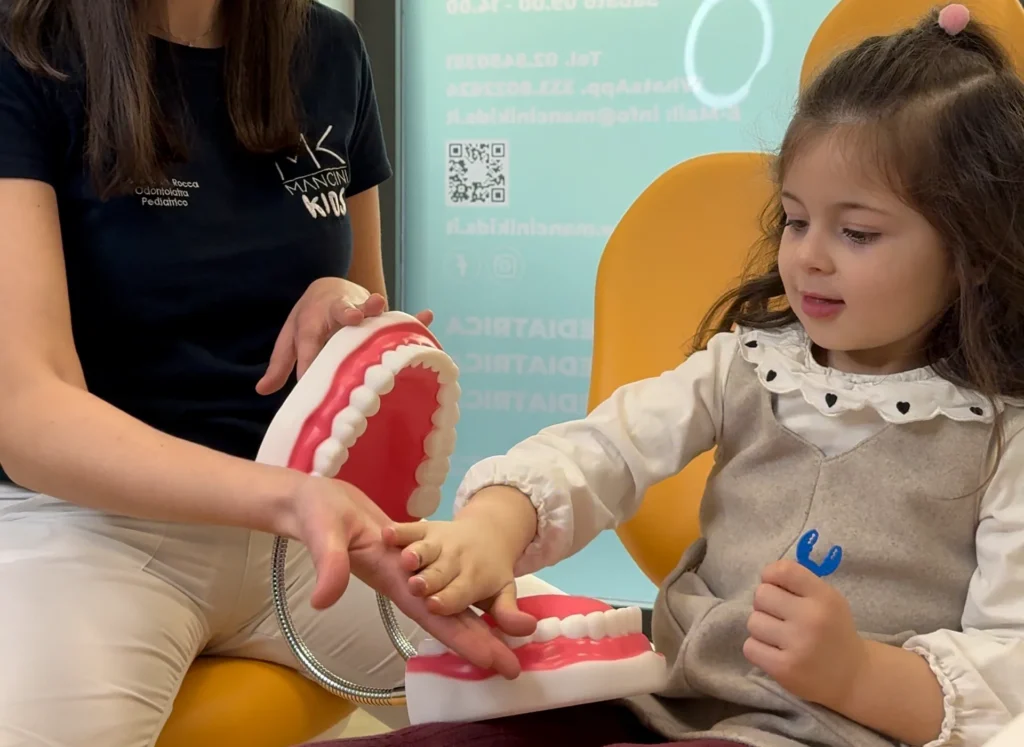 prima visita dal dentista per bambini