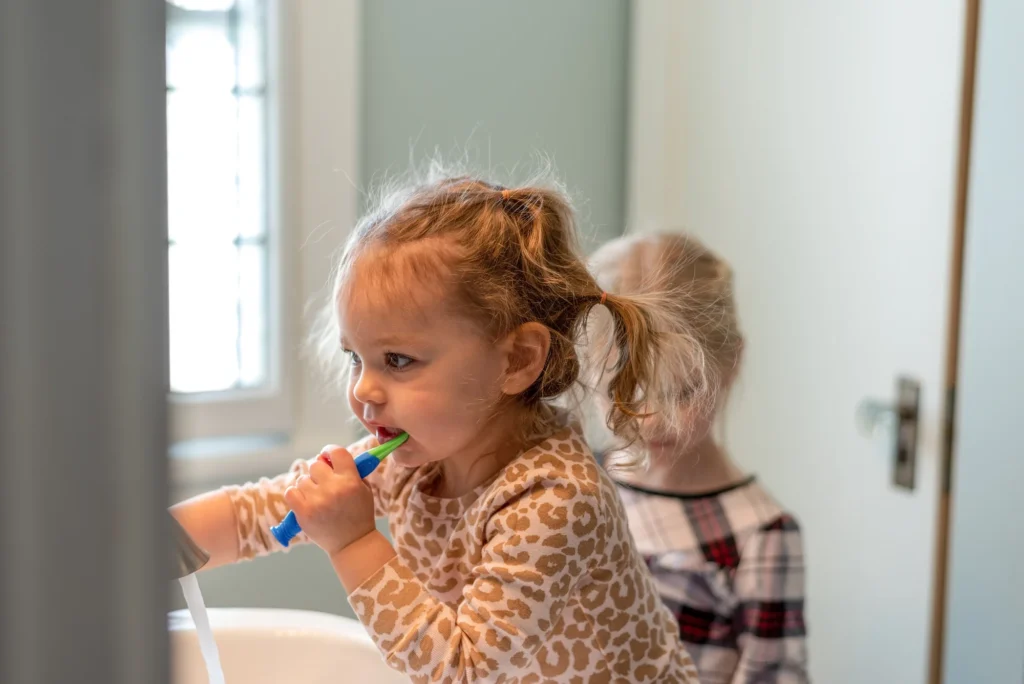 Igiene orale bambini a casa